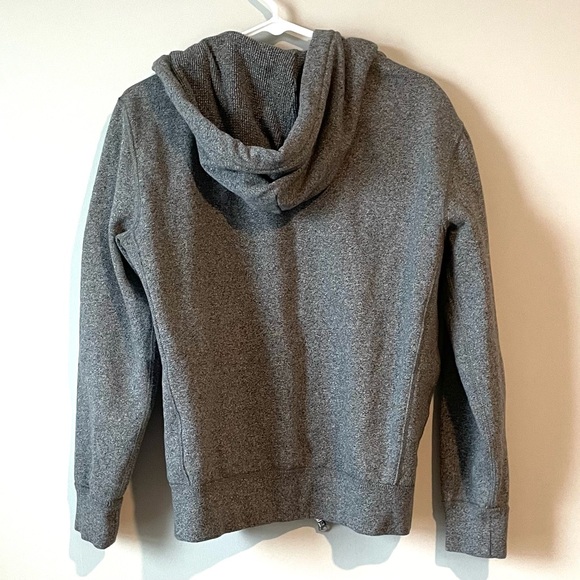 Polo Ralph Lauren Mens Size Small Full Zipper Hoodie Gray Hood Pockets Pony - Picture 4 of 6